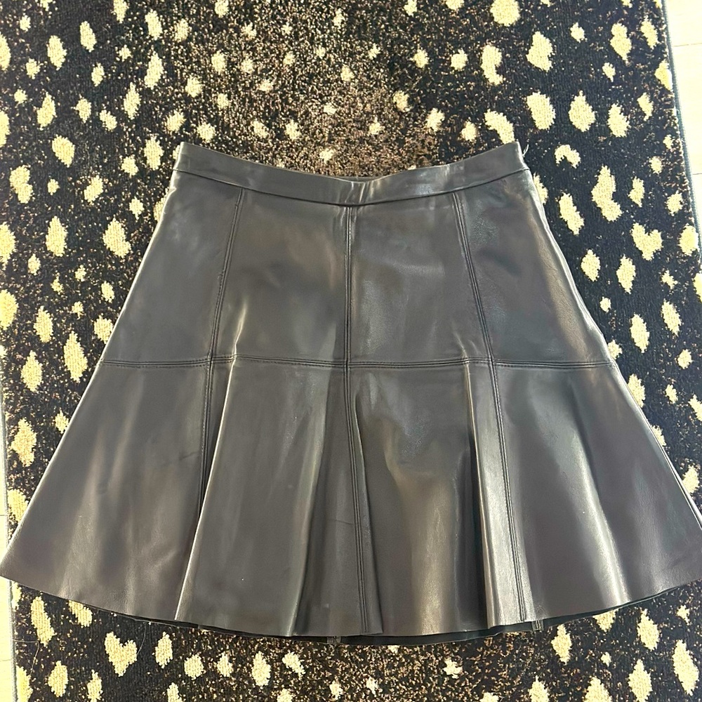 Rebecca Minkoff Leather Mini Skirt
